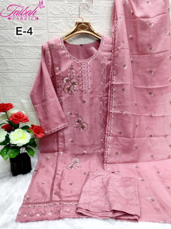 Women’s Cotton Kurtis and Pants 3 Piece - Image 3