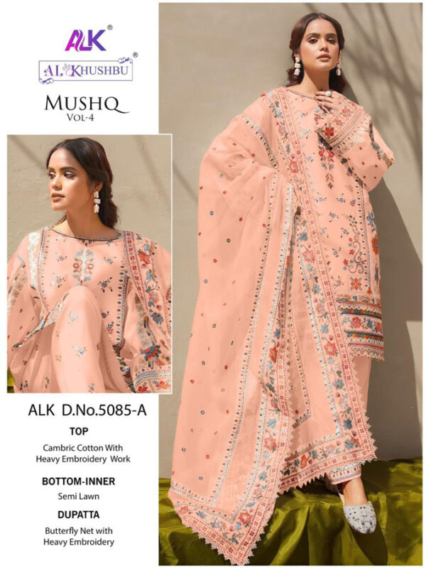 Buy Branded Al Khushboo Pakistani Suits In Wholesale Price - Image 3